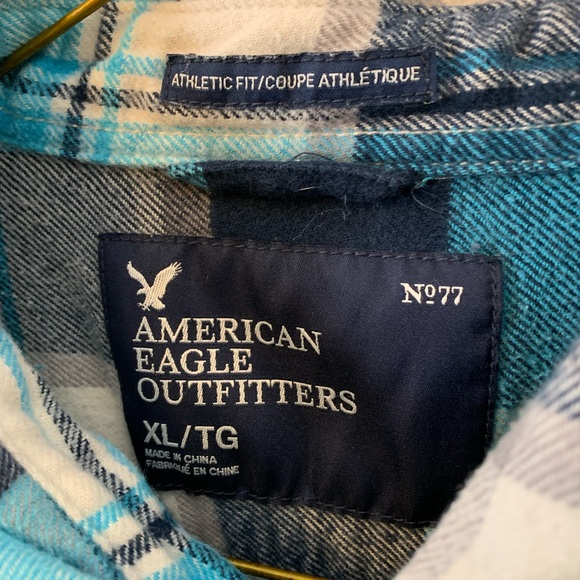 American Eagle Plaid Shirt - Picture 6 of 8